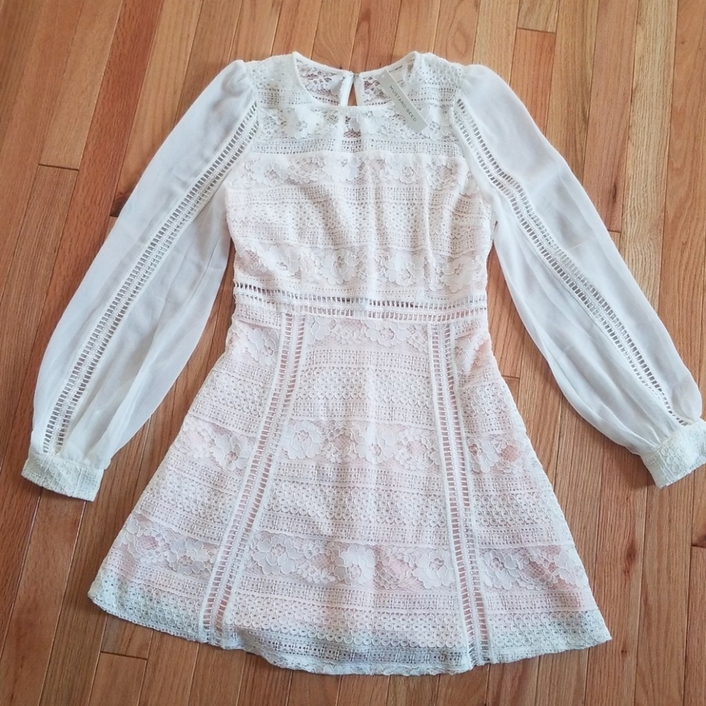 Little White and Pink Dress